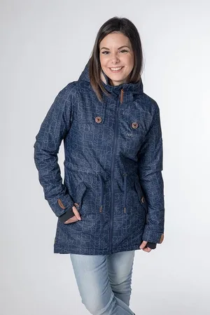 CNSRD Funktionsparka CHARLOTTE COAT NAV CS WOMEN mit hochschließendem Kragen und Kapuze - Verkäufer: Campingstore24