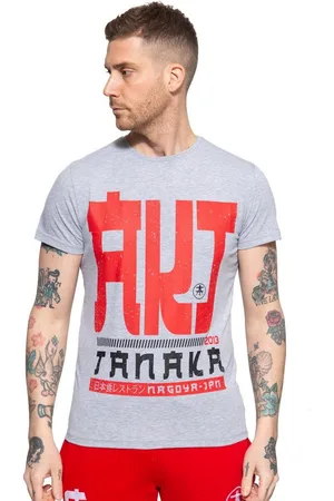 Akito tanaka T-Shirt Write (1-tlg) mit kontrastierendem Print - Verkäufer: Deinetrends
