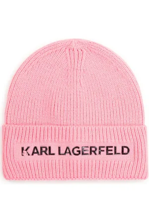 Karl Lagerfeld Strickmütze Kids warme Mütze / Strickmütze pink - Verkäufer: coolkids-store