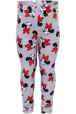 Disney Leggings Minnie Mouse Leggings Mädchen Hosen grau Minni Maus 92 - 128 - Verkäufer: coole-fun-t-shirts