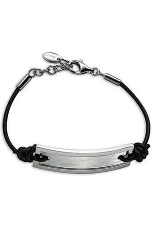 ESPRIT Armband Armband ESBR90375.A.18, aus Leder, mit 925er Sterling Silber, 18cm lang, Karabiner - Verkäufer: Gigandet