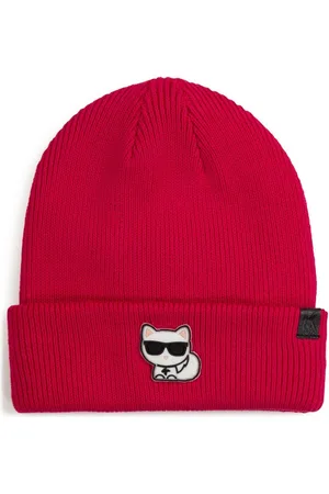 Karl Lagerfeld Strickmütze Kids warme Mütze / Strickmütze fuchsia - Verkäufer: coolkids-store