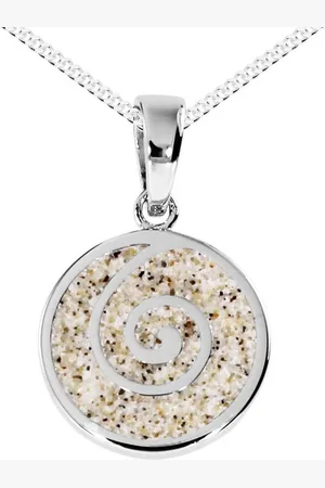 DUR Kette mit Anhänger - Spirale 2.0 - Strandsand - Silber 925/000 -, (2-tlg) - Verkäufer: OSTSEE-SCHMUCK