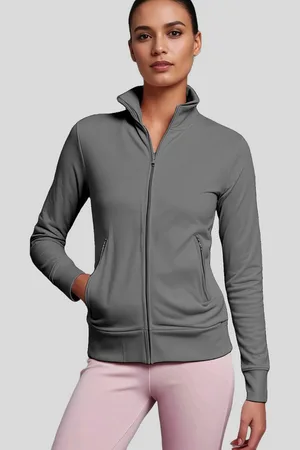 Promodoro Sweatjacke Jacket Stand-Up Collar mit weich angerauter Innenseite und Elasthanbündchen - Verkäufer: Sportwelt Mickan