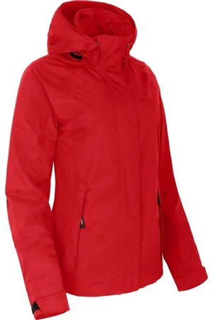 Bergson Regenjacke ROCKRIDER Damen Regenjacke, Netzfutter, 12000 mm Wassersäule, Normalgrößen, sal - Verkäufer: