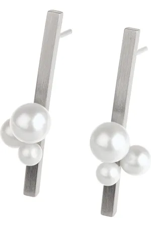 ERNSTES Paar Ohrstecker Edelstahl / Süßwasser-Perlen E596 - Verkäufer: Schmuck-Uhren-Trends