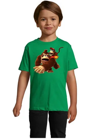 Blondie & Brownie T-Shirt Kinder Donkey Diddy Kong Spiele Konsole Nerd Super Retro - Verkäufer: Hubihu