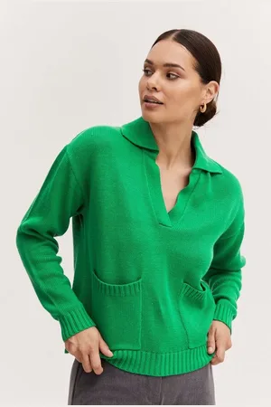B YOUNG V-Ausschnitt-Pullover BYOLIA COLLAR JUMPER - 20811891 - Verkäufer: meinemarkenmode