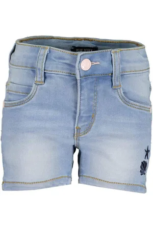 Blue Seven 5-Pocket-Hose Kinder Mädchen Shorts Jog-Jeans mit Stickerei - Kurze Jeanshose - Verkäufer: tomBrook GmbH