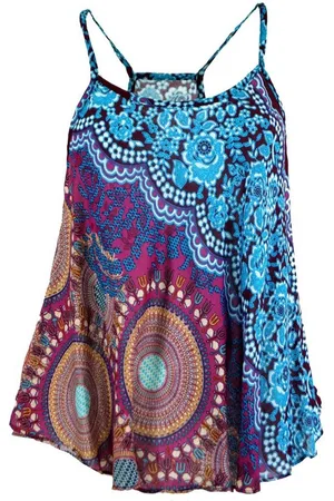 GURU-SHOP T-Shirt Boho Trägertop, Sommertop, Damentop, Strandtop.. Hippie, Ethno Style, alternative Bekleidung, Festival - Verkäufer: