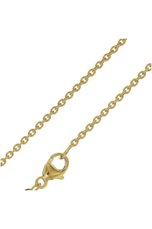 trendor Kette ohne Anhänger für 333 Gold Ankerkette 1,5 mm Länge 38/36 cm - Verkäufer: uhrcenter