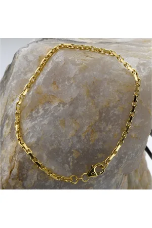 HOPLO Goldarmband Ankerkette diamantiert Länge 19cm - Breite 2,5mm - 750-18 Karat Gold - Verkäufer: Holzenplotz