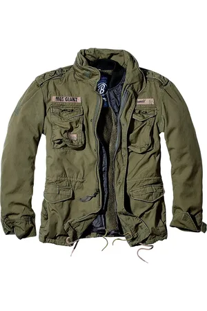 Brandit Parka Warme Winter Jacke Parka Feldjacke M65 teddyfell GIANT Baumwolle 2 in1 - Verkäufer: fashion-victim-style