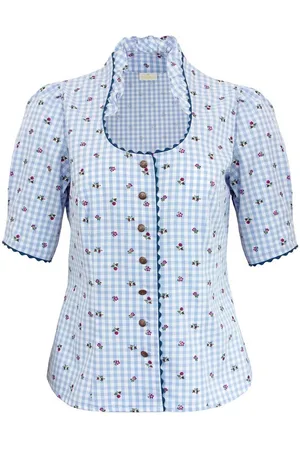 Trachtenland Trachtenbluse Pierre Marcel Damen Blümchen Trachtenbluse Amelie - Verkäufer: