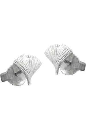 GALLAY Paar Ohrstecker Ohrstecker Ohrring 7mm Ginkgoblatt matt Silber 925 (1-tlg) - Verkäufer: Cats Collection