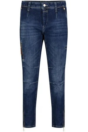 Mac Stretch-Jeans RICH SLIM CARGO dark blue used wash 2377-97-0389L D671 - Verkäufer: Jeans-Manufaktur