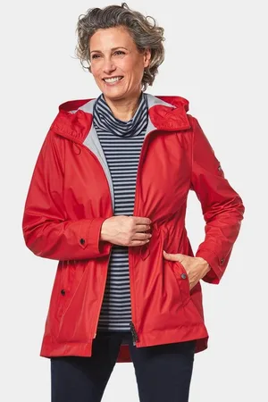 GOLDNER Funktionsjacke Funktionaler Regenmantel mit Jerseyfutter Praktischer 2-Wege-Reißverschluss - Verkäufer: