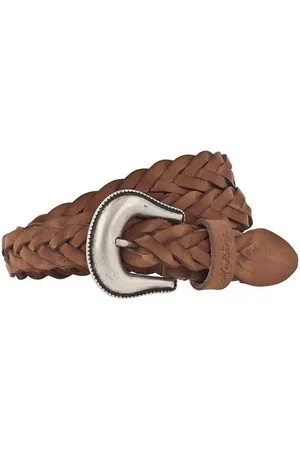 Mustang Flechtgürtel Femininer und Western-inspirierter Look, 2,5 cm