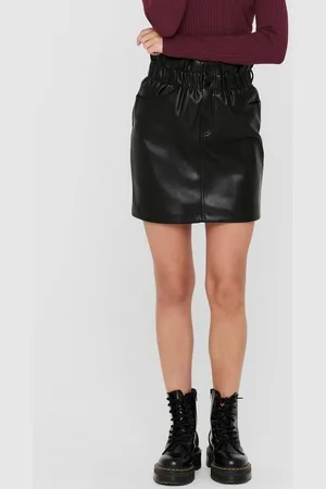ONLY Lederimitatrock ONLMAIYA-MIRI FAUX LEATHER SKRT