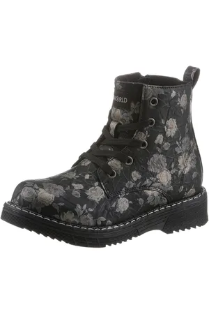 Kidsworld Schnürstiefel mit Rosenprint