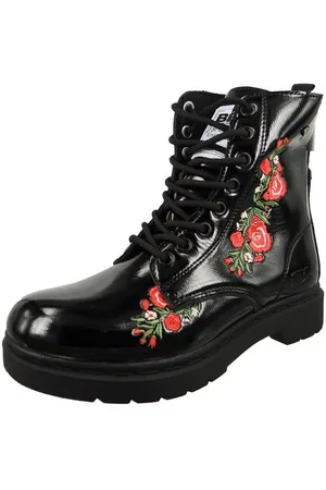 British Knights B50-3604 02 Black/Flower Stiefelette - Verkäufer: Schuhkings