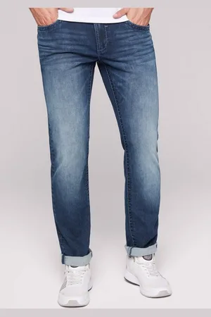 Camp David Regular-fit-Jeans mit Bleaching-Effekten