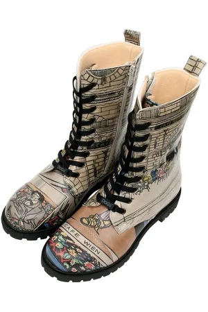 Dogo Zipsy Cafe Wien Damen Stiefel / Female Schnürboots Vegan