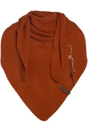 Knit Factory Schal Coco Dreiecksschals 190x85 cm Glatt Rot, (1-St), Schal Strickschal Umhängetuch Tuch Strickware - Verkäufer: Bettklusiv GmbH