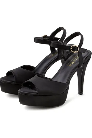Lascana Sommerschuh High-Heel-Sandalette Sandale, erotisch offener Schuh mit Peep-Toe und mit Plateau