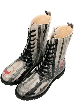 Dogo Damen Zipsy You Are The Colour Of My Life Vegan Damen Stiefel / Schnürboots Vegan