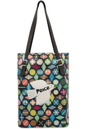 Dogo Umhängetasche Tallbags Peace Damen Handtaschen (Fashion) / Neutral, Vegan