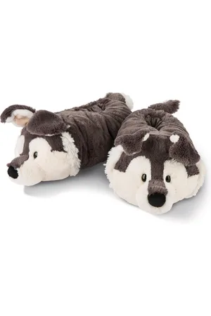 NICI Husky Swante Plüsch Hausschuhe
