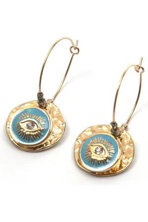 Firetti Paar Creolen Ohrschmuck Auge