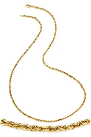 Firetti Collierkettchen Schmuck Geschenk Gold 375 Kordelkettengliederung 2,1 mm breit, Made in Germany