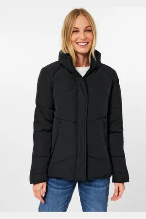 CECIL Steppjacke mit Wording-Print