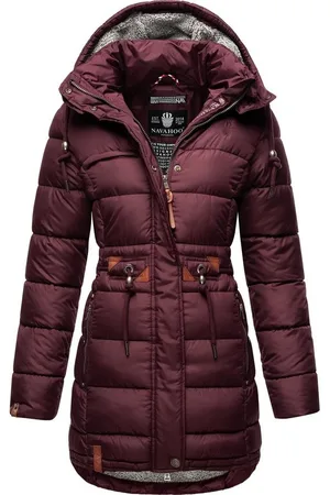 Navahoo Steppmantel Daliee Stylischer Winterparka mit abnehmbarer Kapuze