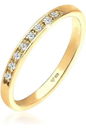 Elli DIAMONDS Verlobungsring Diamant (0.04 ct) Verlobung Beisteckring Silber - Verkäufer: JULIE & GRACE GmbH