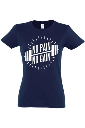 Youth Designz T-Shirt No Pain No Gain Damen Shirt mit trendigem Sport Print - Verkäufer: EmDa Trading GmbH