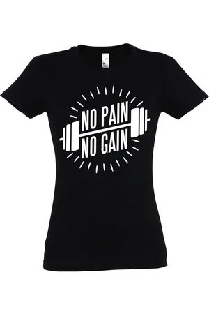 Youth Designz T-Shirt No Pain No Gain Damen Shirt mit trendigem Sport Print - Verkäufer: EmDa Trading GmbH