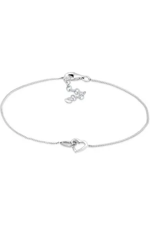 Elli Armband Herzen Verschlungen Lovely 925 Silber, Herz - Verkäufer: JULIE & GRACE GmbH