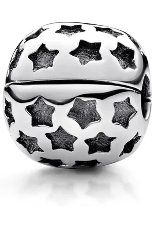 Materia Bead Stopper Clip Bead Silber 925 Sterne 1457, 925 Sterling Silber, antik oxidiert - Verkäufer: Schmuck