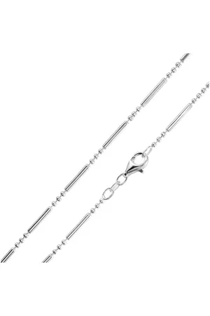 Materia Silberkette Damen Silber Kugelkette 2mm 40-70cm K38, 925 Sterling Silber, rhodiniert - Verkäufer: Schmuck