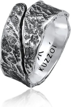 Kuzzoi Silberring Bandring Struktur Used Look 925 Silber - Verkäufer: JULIE & GRACE GmbH