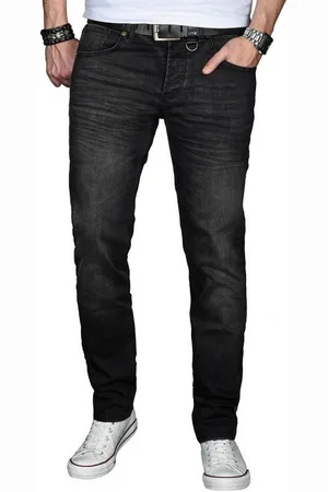 Alessandro Salvarini Straight-Jeans ASMinero Slim Fit Jeans mit 2% Elasthan - Verkäufer: Golden Brands