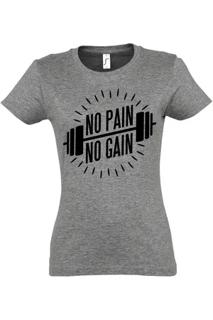 Youth Designz T-Shirt No Pain No Gain Damen Shirt mit trendigem Sport Print - Verkäufer: EmDa Trading GmbH