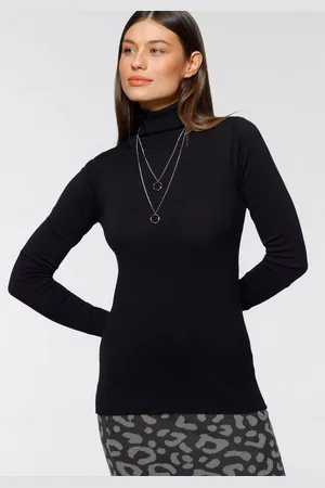 Bruno Banani Rollkragenpullover mit Metalllogo