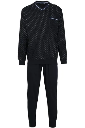 Götzburg Pyjama Herren Pyjama Baumwolle (2 tlg) - Verkäufer: Yourfashionplace