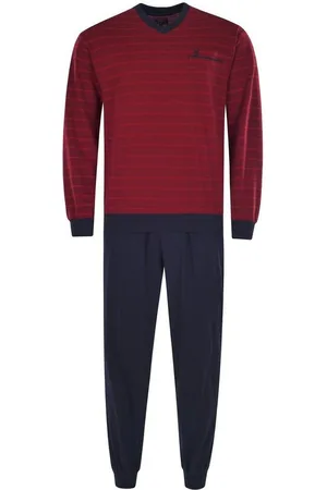 HAJO Pyjama Herren Pyjama Baumwolle (2 tlg) - Verkäufer: Yourfashionplace