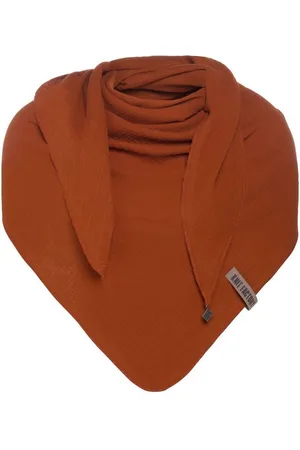 Knit Factory Schal Liv Dreiecksschals 190x85 cm Glatt Rot, (1-St), Schal Strickschal Umhängetuch Tuch Strickware - Verkäufer: Bettklusiv GmbH