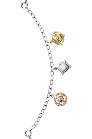 JULIE JULSEN Uhrencharmeinhänger CHARMING, JJCG28646-4, Reisen, Uhrenkette, Accessoire, Schmuckkette, Geschenkidee, Damen